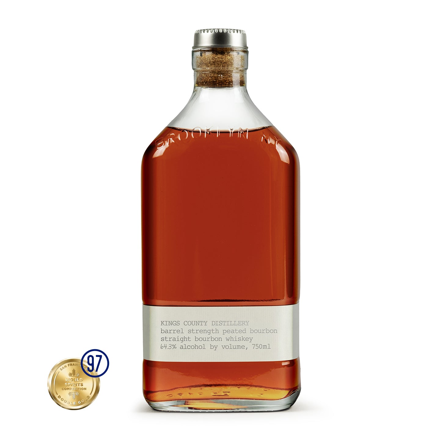 Kings County Peated Bourbonのボトル画像