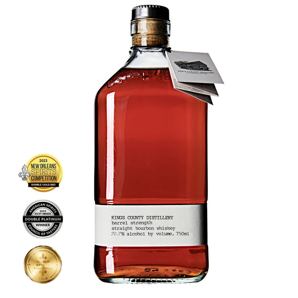 Kings County Barrel Strength Bourbon bottle